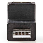 Nedis vinklet USB-A-adapter (USB-A/USB-C)