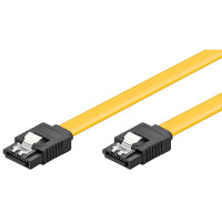 SATA kabel - 50cm (6Gb/s) m/låse-clip