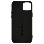Celly Cromomag Soft Rubber MagSafe-deksel til iPhone 15 Plus (Silikon) Svart
