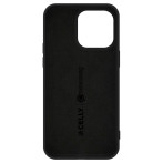 Celly Cromomag Soft Rubber MagSafe-deksel til iPhone 15 Pro Max (Silikon) Svart