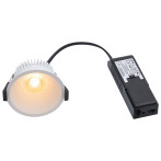 Nordlux Albric LED Innfelt spot m/IP44 - Ø8,3cm (8W) Hvit
