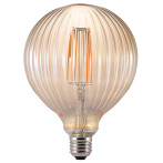 Nordlux Deco Avra-Grooved G125 Globe Bulb E27 (2W) Amber
