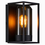 Nordlux Griffin Outdoor Vegglampe E27 - 15,6x13cm (15W) Røykfarget
