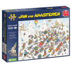 Jumbo Jan Van Haasteren puslespill (1000 stykker) Det går nedoverbakke