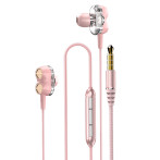Dudao X15 In-Ear-hodetelefoner - 1,3 m (3,5 mm) Rosa