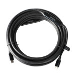 Deltaco aktiv USB-C-kabel - 5m (USB-C/USB-C) 60W/3A/DP