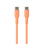 Puro Icon myk USB-C-kabel - 1,5 m (USB-C/USB-C) fersken