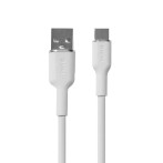 Puro Icon Myk USB-kabel - 1,5 m (USB-A/USB-C) Hvit