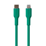 Puro Icon Soft Lightning-kabel - 1,5 m (USB-C/Lightning) Grønn