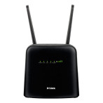 D-Link DWR-960 4G LTE WLANAC1200-ruter - 1200 Mbps (WiFi 5/Cat 7)