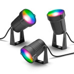 Innr Smart Outdoor Spotlight m/RGB (Zigbee) 3pk