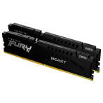 Kingston Fury Beast XMP CL40 DIMM 64GB - 6000MHz - RAM DDR5-sett (2x32GB)