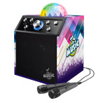 Musikk Bluetooth Karaoke system m/Disco ball (2 mikrofoner)