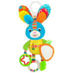 Happy Baby Activity Toy Rabbit Hanger - Blå
