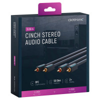Phono kabel Clicktronic Casual (Pro) - 5m