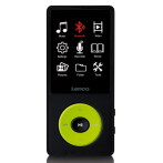 Lenco Xemio-860GR MP3/MP4-spiller - 2,4tm (Bluetooth/8GB) Grønn
