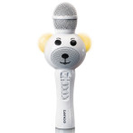 Lenco BTC-060 Karaoke Høyttaler m/mikrofon (RGB lys) Hvit