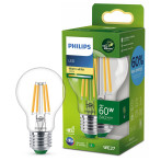 Philips LED-glødelampe E27 - 4W (60W) Varm hvit