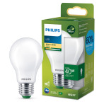 Philips LED-pære E27 matte - 2,3W (40W) Varm hvit
