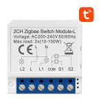 Avatto LZWSM16-W2 Smart Switch Modul No Neutral (ZigBee/Tuya) 2-kanals