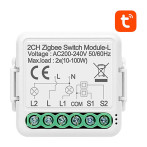 Avatto N-LZWSM01-2 Smart Switch Module No Neutral (ZigBee/Tuya) 2-kanals