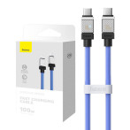 Baseus CoolPlay 100W USB-C ladekabel - 2m (USB-C/USB-C) Blå