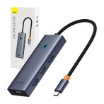 Baseus UltraJoy 5-i-1 USB-C-dokkingstasjon (HDMI/USB-A)