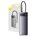 Baseus StarJoy 6-i-1 USB-C-dokkingstasjon (USB-C/USB-A/HDMI/RJ45)