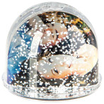 Walther Glitter Snow Globe m/foto (6,9x6,3cm)