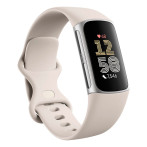 Fitbit Charge 6 Smartwatch - Porselen/Sølv