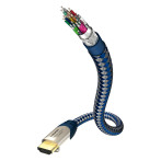 In-Akustik Premium HDMI-kabel m/Ethernet - 0,75 m (4K)