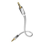 In-Akustik Premium MP3 Minijack-kabel - 0,75 m (3,5 mm hann/hann)
