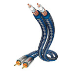 In-Acoustic Premium Phono-kabel - 1,5 m (2xRCA hann/2xRCA hann)