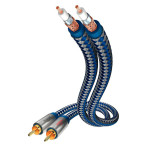 In-Acoustic Premium Phono-kabel - 0,75 m (2xRCA hann/2xRCA hann)