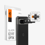 Spigen tR EZ Fit Optik Kamera beskyttelsesglass for Google Pixel 8 (Sort) 2pk