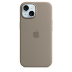 Apple MagSafe Cover t/iPhone 15 (Silikon) Leirbrun