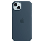 Apple MagSafe-deksel til iPhone 15 Plus (Silikon) Storm Blue