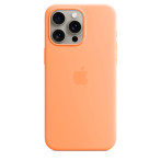 Apple MagSafe-deksel til iPhone 15 Pro Max (Silikon) Sorbet Orange