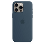 Apple MagSafe-deksel til iPhone 15 Pro Max (Silikon) Storm Blue