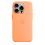 Apple MagSafe-deksel til iPhone 15 Pro (Silikon) Sorbet Orange