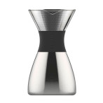 Asobu Pour Over Coffee Maker (1,1 liter) Sølv/Sort