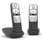 Gigaset A690A Duo trådløs fasttelefon m/dokk (telefonsvarer)