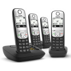 Gigaset A690A Quattro trådløs fasttelefon m/dokk (telefonsvarer)