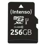 Intenso Performance MicroSDXC-kort 256 GB med adapter (UHS-I)