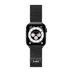 Laut stålløkkestropp for Apple Watch (42/44/45 mm) Svart