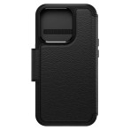 OtterBox Strada MagSafe Deksel iPhone 15 Pro (Flip) Shadow Black