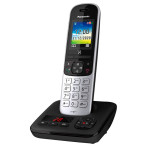 Panasonic KX-TGH720GS Fasttelefon med dockingstasjon (m/ telefonsvarer) Svart