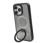 SBS MagSafe-deksel med stativ iPhone 15 Pro (svart)
