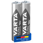Varta Ultra Lithium AAA-batteri 1100mAh/1,5V (litium) 2pk