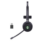 Yealink WH62 UC Dual Portable DECT Mono On-Ear Headset m/mikrofon (USB-A)